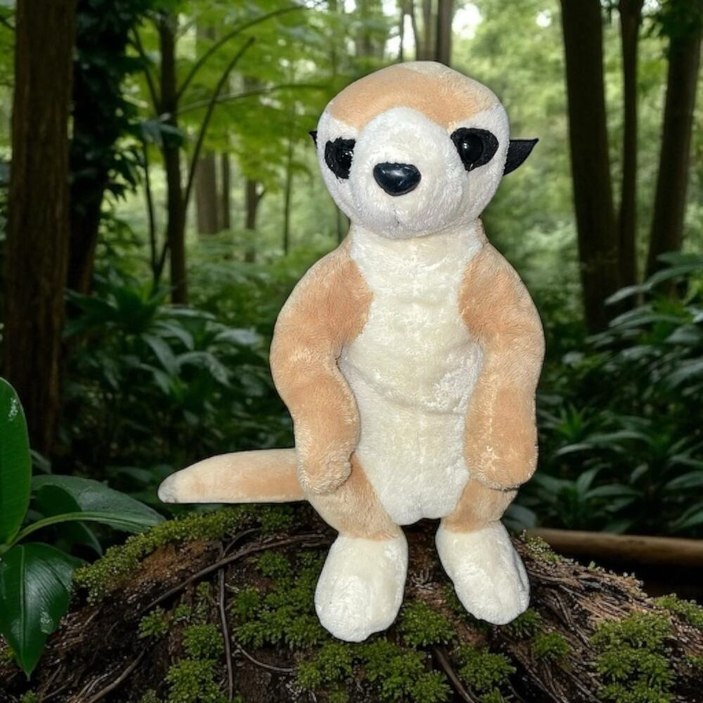 Wildlife Artists Meerkat Plush Mongoose Eco Pals Stuffed Animal Nursery Gift 12”
